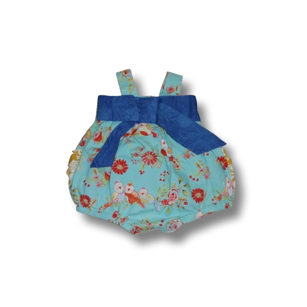 Giggle moon Floral Romper 9mo